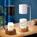 Tafellamp Japandi Hout & Metaal – Minimalistische Dimbare Sfeerlamp