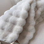 Vloerkleed Rond Pluizig – Zacht Bubbelkleed voor Slaapkamer & Woonkamer