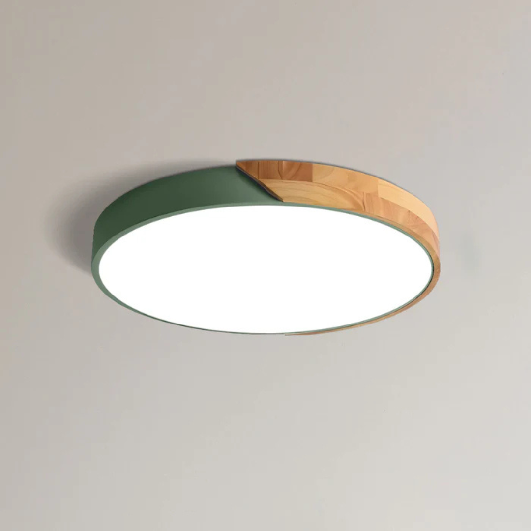 LED Ceiling Light | Modern Nordic Wooden Design