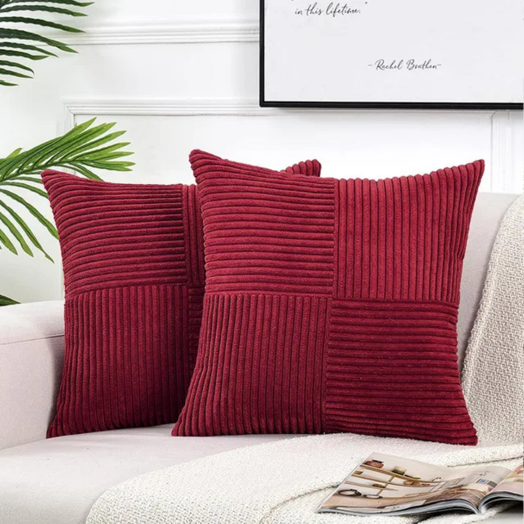 Kussenhoezen Ribfluweel – Luxe Sierkussenhoezen voor Bank & Bed