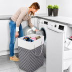 Wasmand 75L Opvouwbaar Waterdicht – Grote Stoffen Waszak met Handvatten