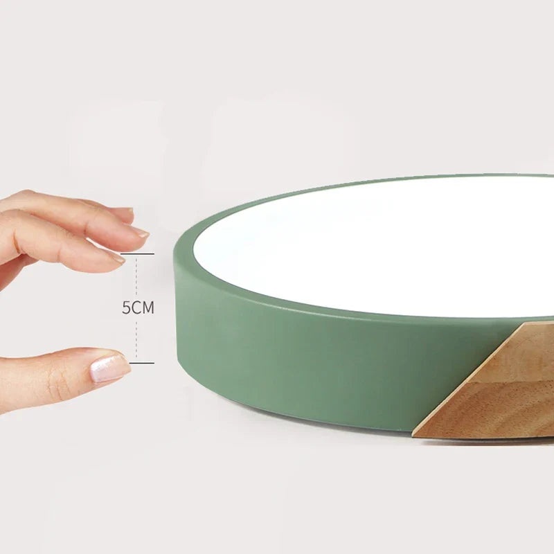 LED Ceiling Light | Modern Nordic Wooden Design