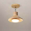 NordicWood Ceiling Lamp | Natural Timber Cone Design
