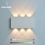Oplaadbare Wandlamp Houtlook – Draadloze LED met 3 Lichtkleuren, Geen Boren Nodig