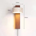 Éclat Wall Lamp | French Wabi-Sabi Headboard Light with Pull Switch