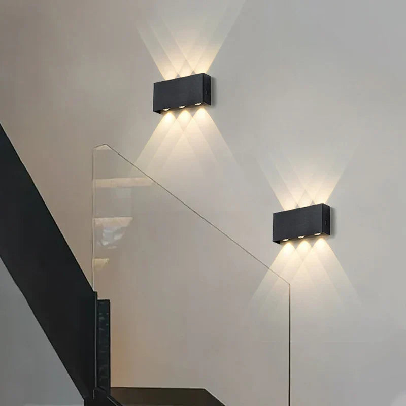 Oplaadbare Wandlamp Houtlook – Draadloze LED met 3 Lichtkleuren, Geen Boren Nodig