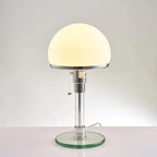 Wilhelm Bauhaus Tafellamp – Designlamp van Glas & Messing
