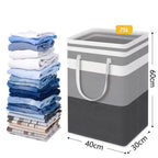 Wasmand 75L Opvouwbaar Waterdicht – Grote Stoffen Waszak met Handvatten