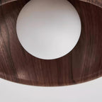 Albanora Ceiling Lamp | Minimalist Modern Wooden LED Fixture