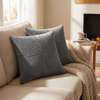 Kussenhoezen Ribfluweel – Luxe Sierkussenhoezen voor Bank & Bed