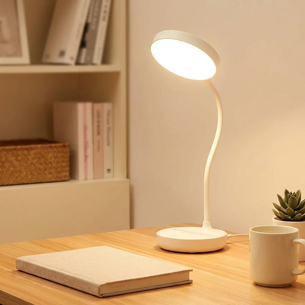 Bureaulamp Zwanenhals LED – Verstelbare Leeslamp met USB-oplader